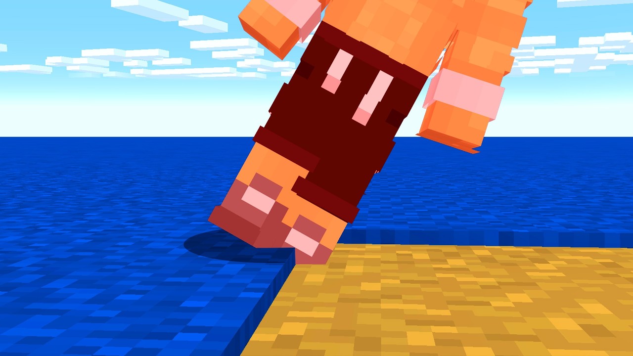 Minecraft Pero Si TOCAS el Color AZUL MUERES...