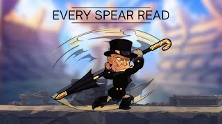 Every Basic Spear Read - Brawlhalla