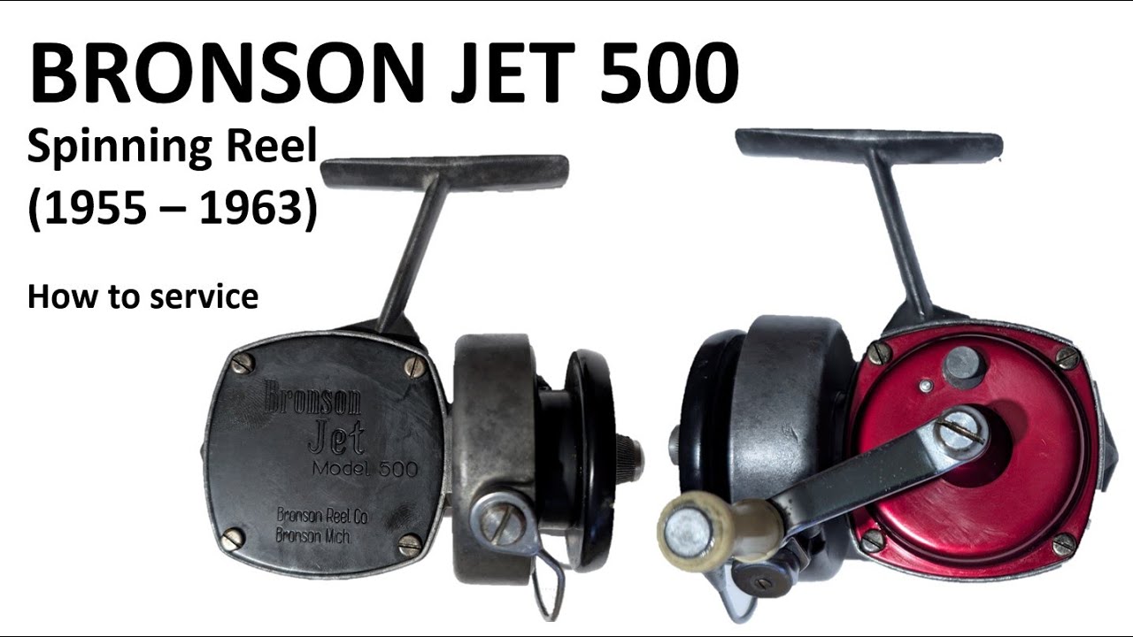 リール Bronson Jet 500 Bronson Jet 500 Vintage Spinning Reel (1955 - 1963) Service Video
