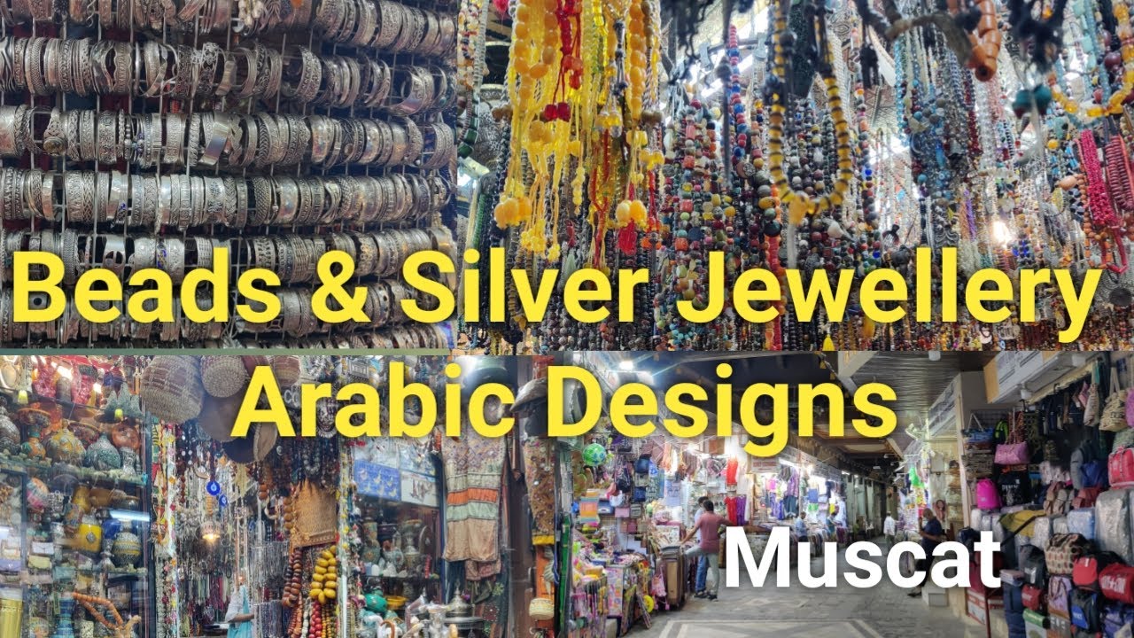 Precious & Semi precious Beads Silver Jewellery Collection In Arabic Designs|| Sudhas Life||Muscat||
