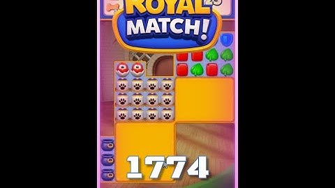 Royal Match Level 1774 - No Boosters Gameplay