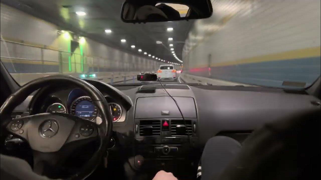 C63 W204 AMG Tunnel Run (Straight Pipe)!! YouTube