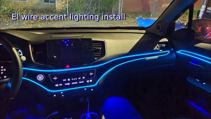 Auto Innenraum LED Rative Lampe El Wiring Strip, für Auto DIY Fl