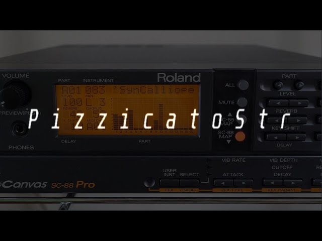 Pokémon Instruments: PizzicatoStr | Roland - SOUND Canvas VA (SC