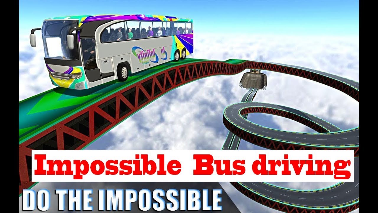 Impossible Bus Simulator Tracks Driving - YouTube