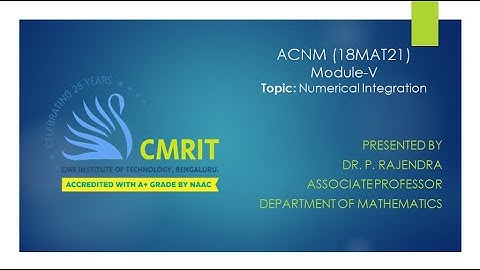 Numerical Integration