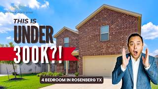 Home in Rosenberg for Under $300K in Millers Pond | Fort Bend Real Estate | Walkthrough Video