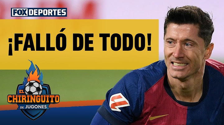 🤔😲 ¿LEWANDOWSKI FUE EL CULPABLE DE ESTA CAÍDA? | El Chiringuito.