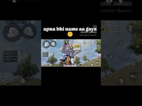 Name chale 🔥🤫❣️ ll #gaurav_gaming03 #bgmifunnycontent #trendingshorts #bgmilive#viralvideo#namechale