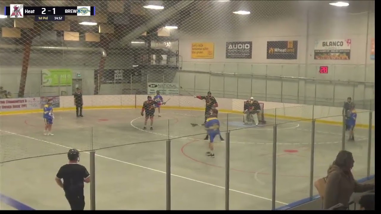 Saskatoon Brewers Chris Anweiler ties it up at 2 vs the Regina Heat - April 25, 2026 - PGLL Senior B