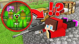 Why Sniper JJ is Hunting Mikey`s FAMILY? in Minecraft - Maizen