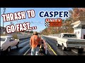 CASPER: The Ford F100 is back at Shadyside Dragway!! It was a Thrash to go FAST...