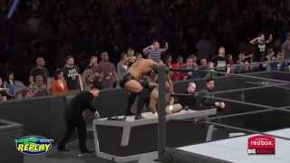 WWE 2K15 highlights batista v col mustafa