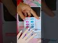 Diy Nail Salon Kit#shorts#papercraft#nailart#asmr#fyp#blindbag#diy#diyforkids#nails#satisfying#craft