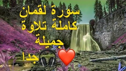تلاوات خاشعة لسورة لقمان 😍