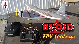 Akk A3-Osd Switchable Micro Aio Camera With Osd Fpv Footage On Fixed Wing
