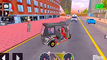 Tuk Tuk auto rickshaw driver 3D game - #205 auto rickshaw driving game - Android iOS Gameplay