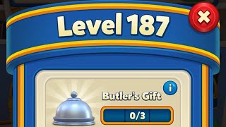 Royal Match Level 187, No Starter Boosters used