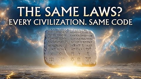 WHY DID EVERY CIVILIZATION WRITE THE SAME LAWS?