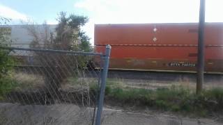 BNSF#7359 and #4127 double stack train