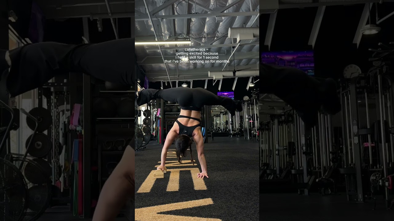 How the one arm handstands are coming along. Hit a 7