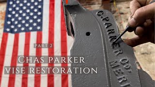 Rusty Vise Restoration | Chas Parker 288 1/2 | How To Make ChasParker Vise Jaws PART 2