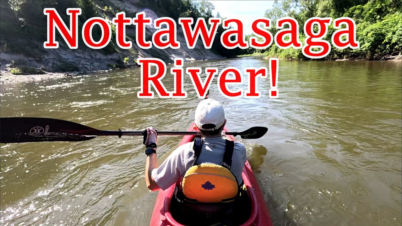 PADDLING THE SCENIC NOTTAWASAGA RIVER!