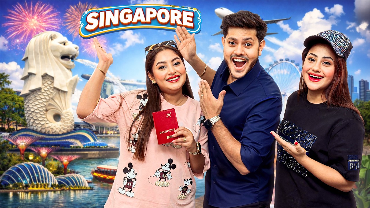 আমরা এখন সিঙ্গাপুরে 🇸🇬😱 |  Dhaka To Singapore ✈️ |  Family Trip | Rakib Hossain