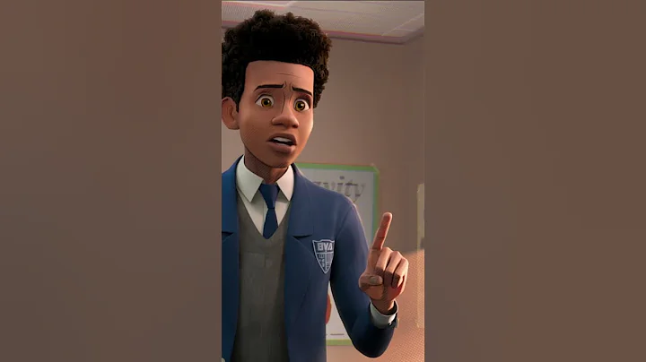 Miles really wrote Decembruary on his test 💀 #IntoTheSpiderVerse #MilesMorales #CutScenes