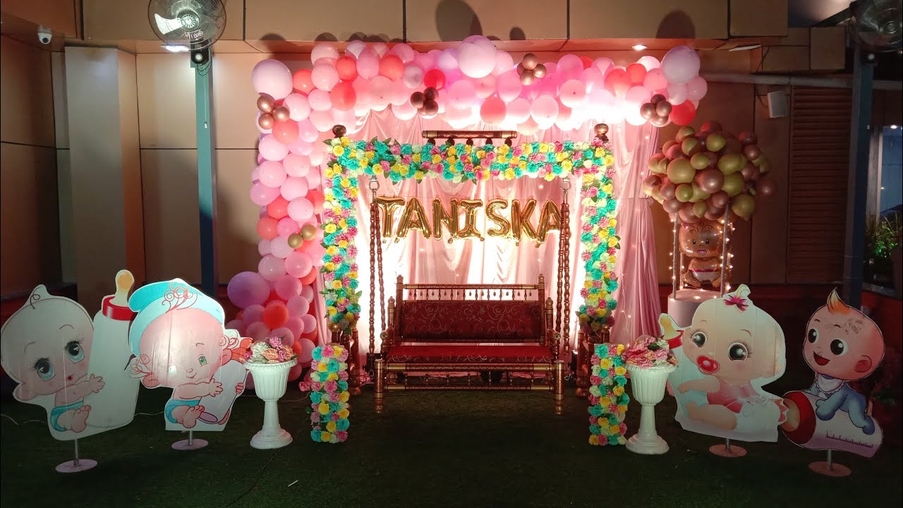 Baby Shower Decoration, Dohale Jevan Decoration, Indian Traditional