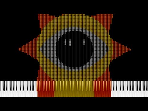 Cover Sprunki Phase 2 – All 10 figure on Piano 🎹 | MIDI Art Magic #piano  #pianomusic