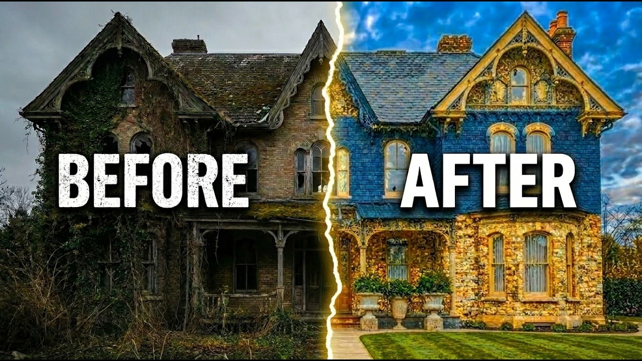 199 Year Old Abandoned Victorian House Transformed Into a Luxury ...