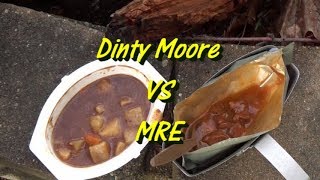 Stew Battle:  MRE Stew vs Dinty Moore Stew