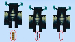 in which blocks can warden hide?