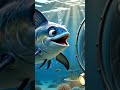 🐟🪽🤖 Baby Robot Meets the Flying Fish! 🌊 Amazing Ocean Adventure for Kids