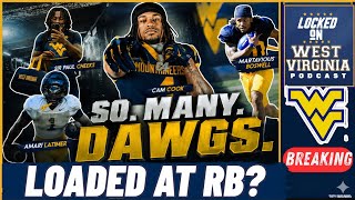 ESPN- Cam Cook TOP 15 PLAYER/ WVU's ENTIRE RB room Loaded!