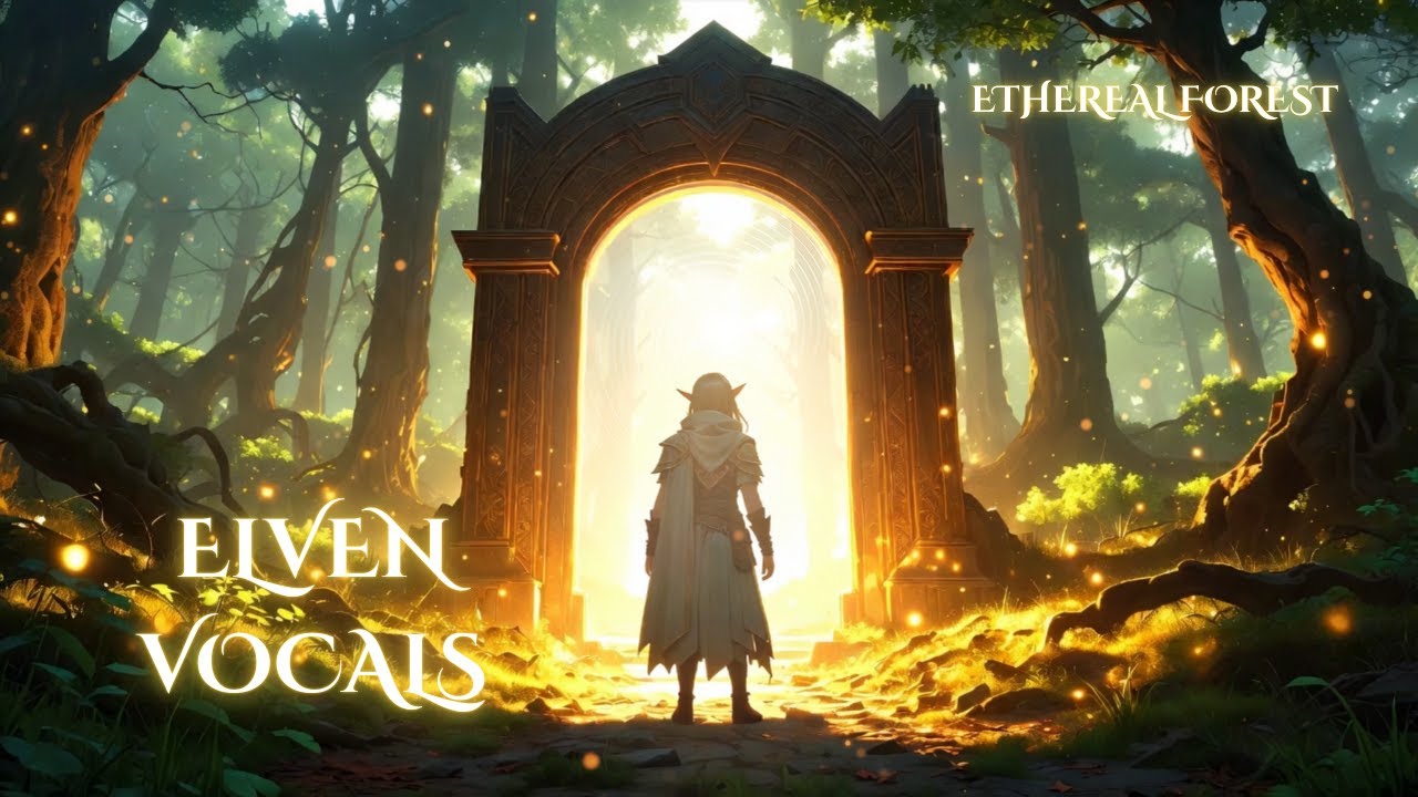 Elven Vocal Ambience | Gateway to the Ancient Forest 🌿Ethereal Fantasy Music for Reading & D&D
