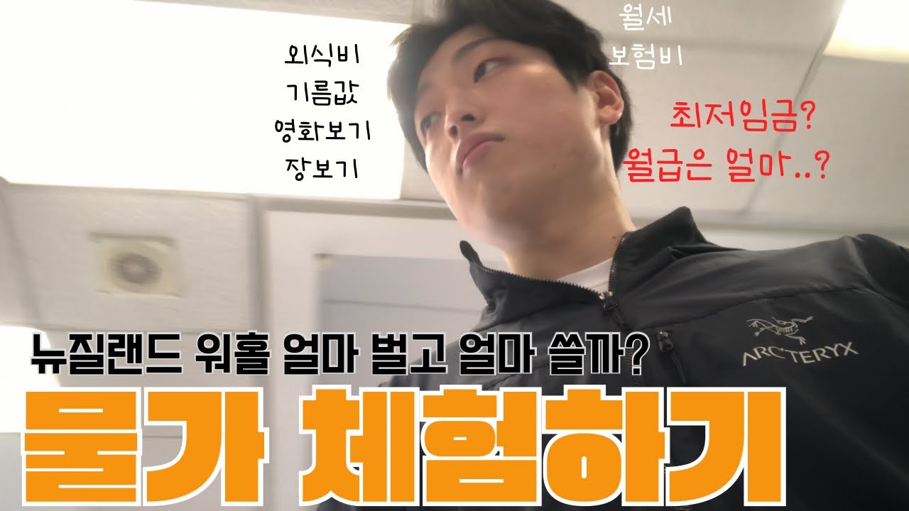 뉴질랜드 워홀 한국이랑 물가 비교해보기#뉴질랜드워홀 #vlog 