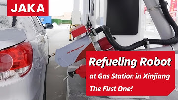⛽First Refueling Robot at Gas Station in Xinjiang, China