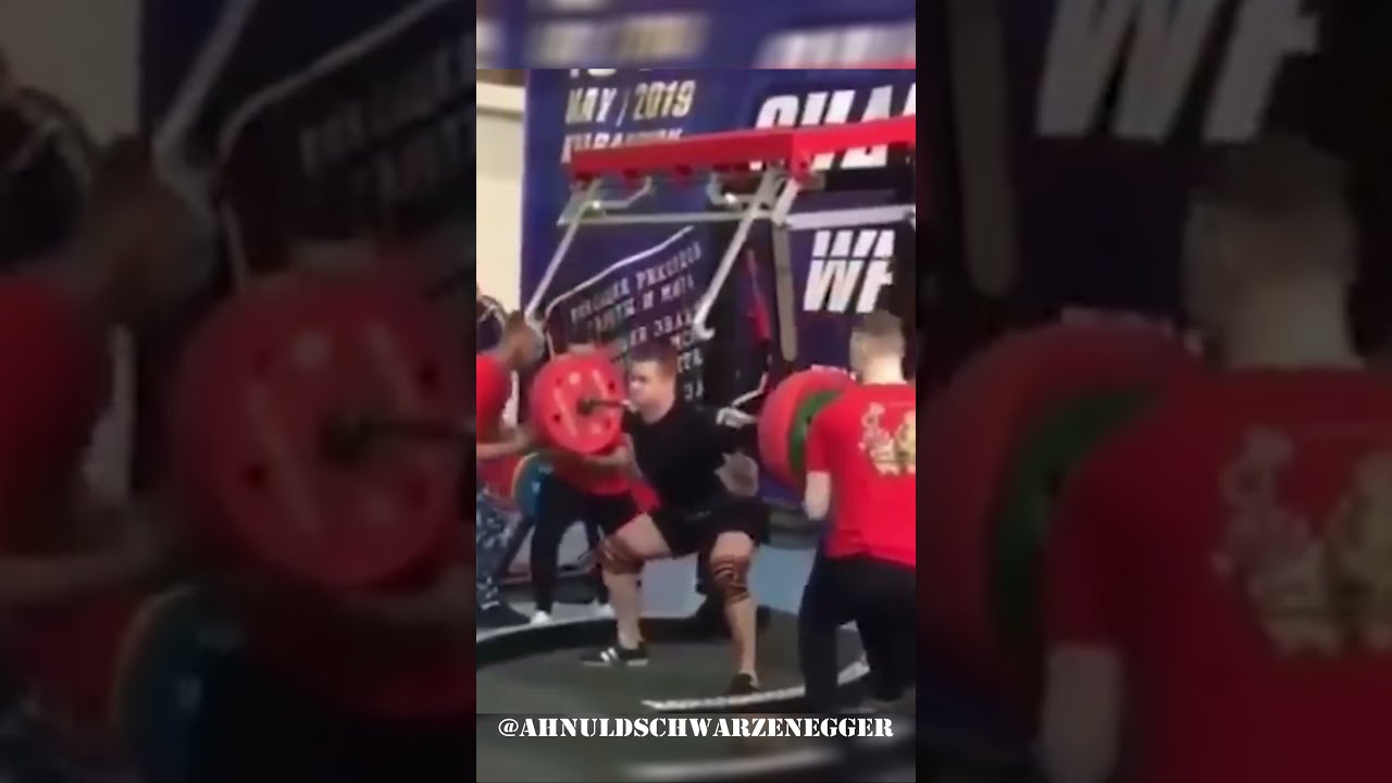 Gruesome Heavy Squat Fail Not For The Faint Hearted 😱| Gym Fails with Ahnuld Schwarzenegger