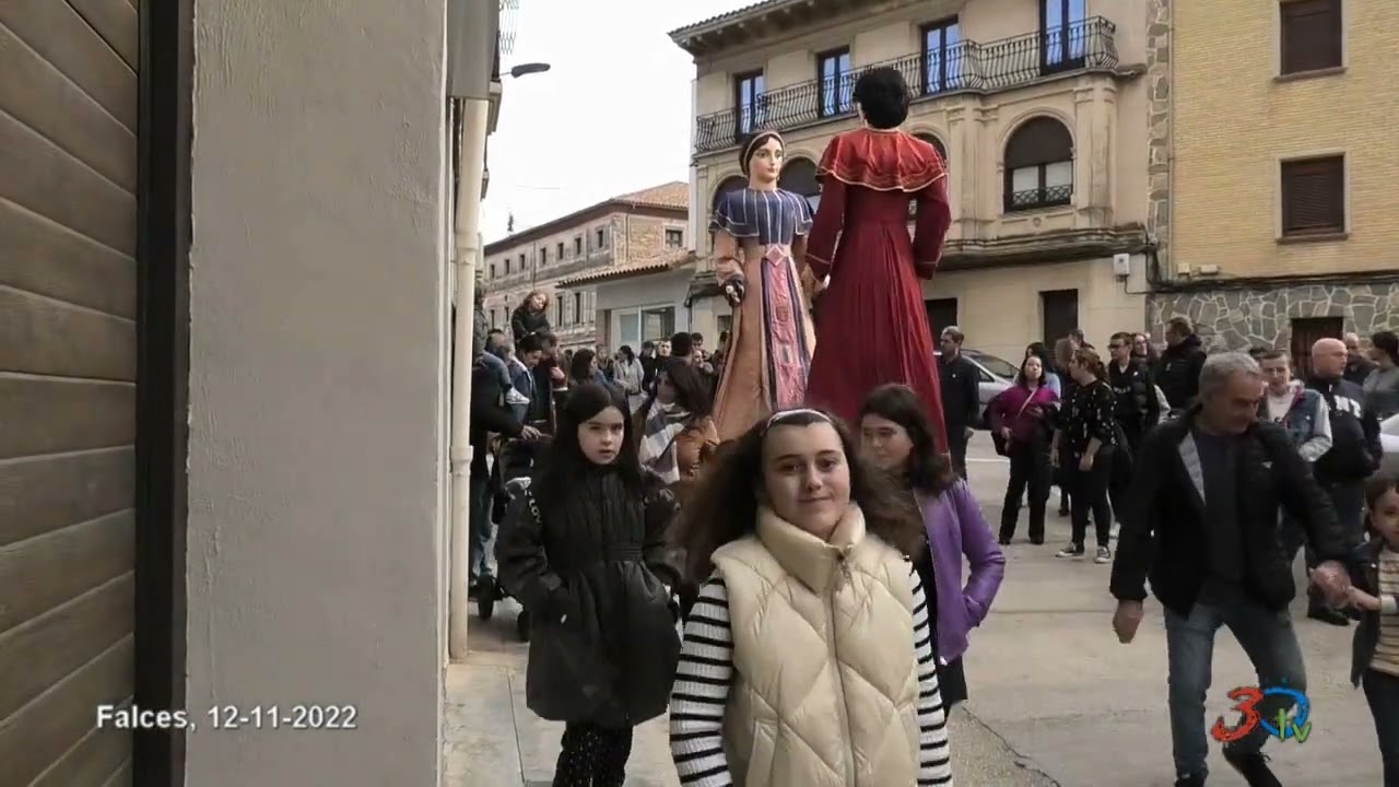 Falces, Ronda de Gigantes Fiestas del Salvador 12/11/22