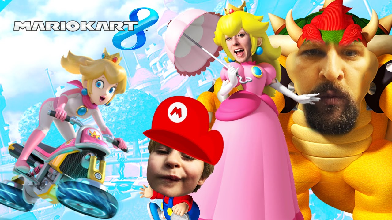 MARIO KART 8 Mario vs Princess Peach vs Bowser camera iphone 8 plus apk