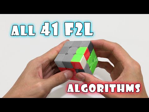 Video ALL 41 F2L Algorithms | Rubik Ocean - youtube