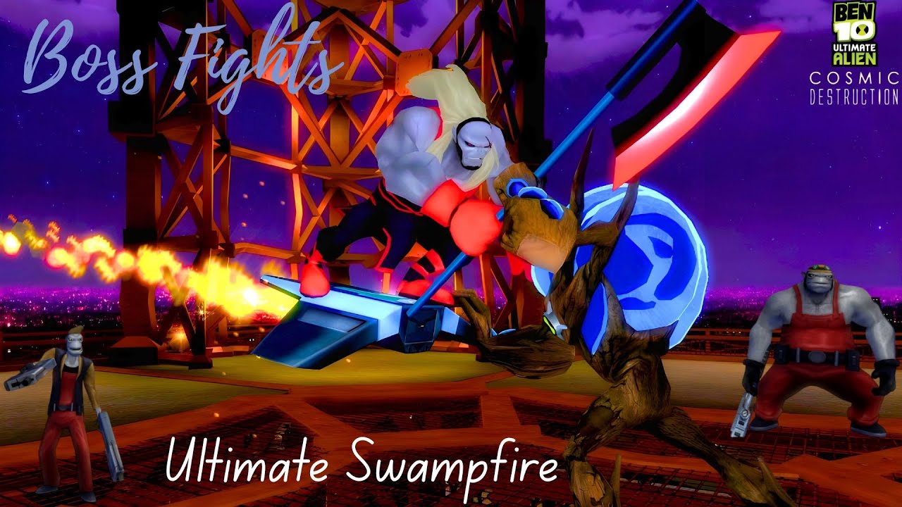 Ben 10 vs Sunder in Ben 10: Ultimate Alien – Cosmic Destruction!