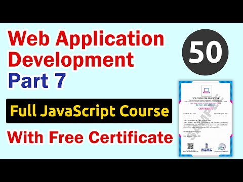 Web Application Development in JavaScript Part 7