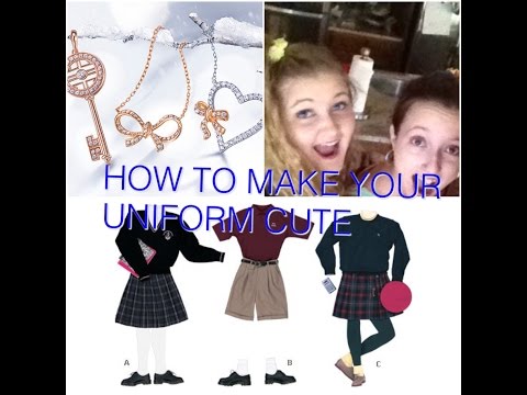 WIE SIE IHRE SCHULUNIFORM LOOK CUTE MACHEN