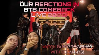 Body To Body and Hooligan| Watch Party Reaction with Co-army's| Live Concert BTS in Gwanghwamun 2026