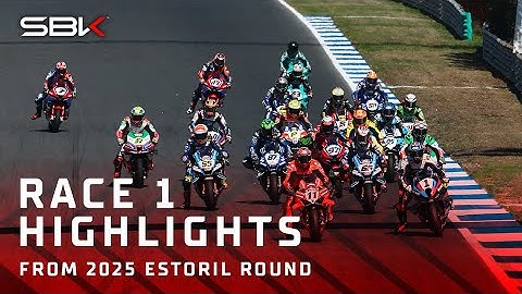 HIGHLIGHTS from a DRAMATIC Race 1 at Estoril 🍿 | 2025 #EstorilWorldSBK 🇵🇹
