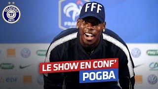 Paul Pogba : son show en conférence de presse en intégralité Paul Pogba : son show en conférence de presse en intégralité