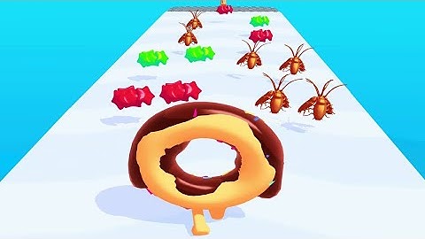 HOT DONUT 3D ALL LEVELS GAMEPLAY NEW UPDATE IOS, ANDROID GAMEPLAY WALKTHROUGH PART 1
